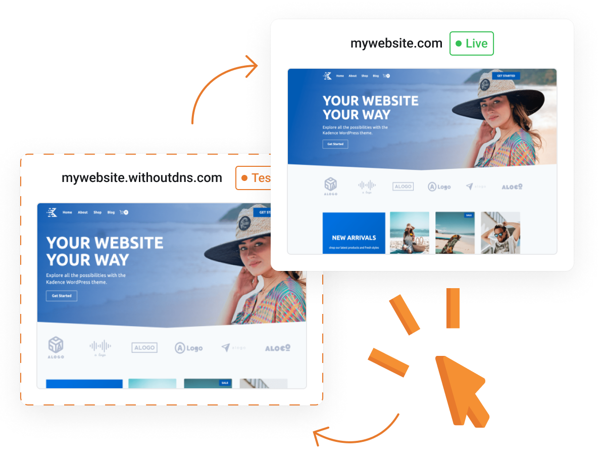 WithoutDNS - Test Websites Easily Before DNS Update - Be a Better Hosting Provider or Agency